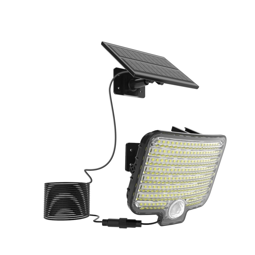 LED-reflektor liikumisanduri ja päikesepaneeliga ALEX LED/5,5W/3,7V 1200 mAh IP44