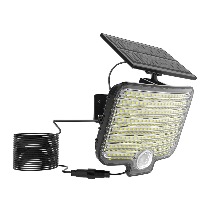 LED-reflektor liikumisanduri ja päikesepaneeliga ALEX LED/5,5W/3,7V 1200 mAh IP44