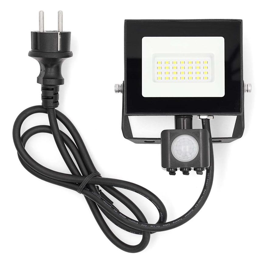 LED-reflektor liikumisanduriga LED/20W/230V 4000K IP44