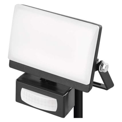 LED-reflektor liikumis- ja hämarussensoriga TAMBO EVO LED/10W/230V 4000K IP44 must