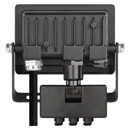 LED-reflektor liikumis- ja hämarussensoriga TAMBO EVO LED/10W/230V 4000K IP44 must