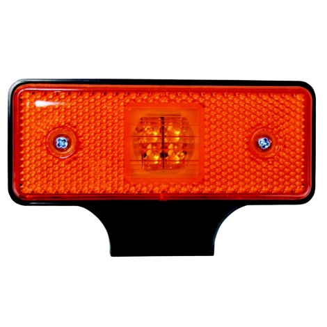 LED Reflektor SINGLE LED/0,2W/12-24V IP67 oranž