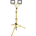 LED-reflektor statiiviga 2xLED/50W/230V 6500K IP65 kollane