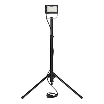 LED-reflektor statiiviga LED/20W/230V 5000K IP65 must