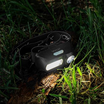 LED Reguleeritav laetav pealamp 2xLED/5V IPX4 250 lm 2000 mAh