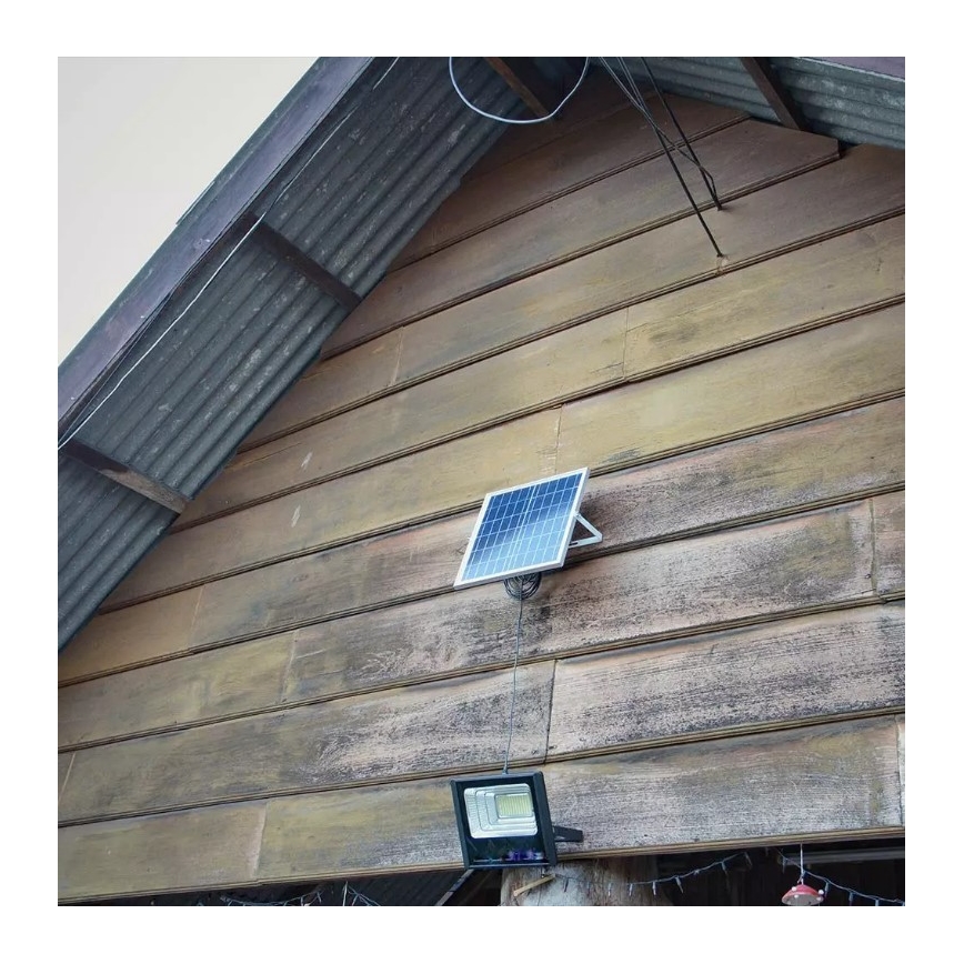 LED hämardatav päikesepeegel LED/16W/3,2V 4000K IP65 10000 mAh + kaugjuhtimispult