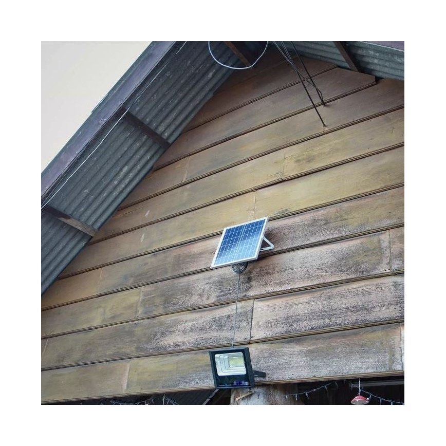 LED hämardatav päikesepeegel LED/12W/3,2V 6000K IP65 5000 mAh + kaugjuhtimispult