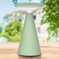 LED reguleeritav puutetundlik välistingimustes kasutatav lauavalgusti PAROS LED/1,8W/5V USB 1800 mAh IP44 roheline
