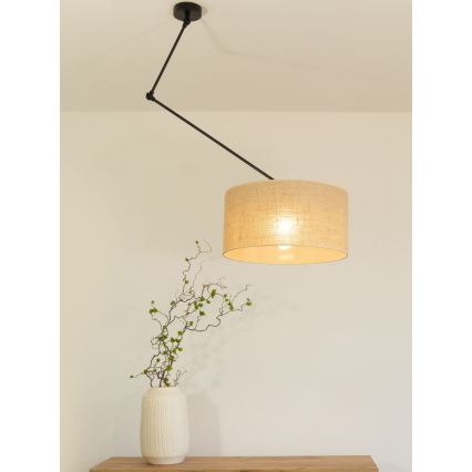 LED reguleeritav rippvalgusti varrega GORTA 1xE27/60W/230V juut