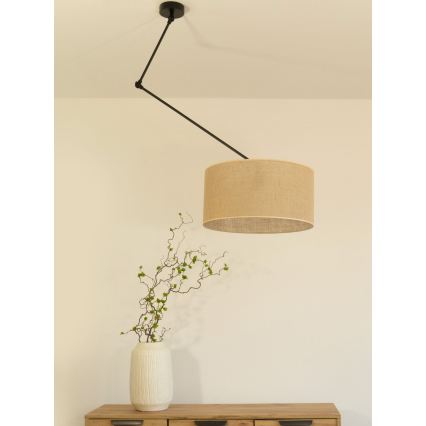 LED reguleeritav rippvalgusti varrega GORTA 1xE27/60W/230V juut