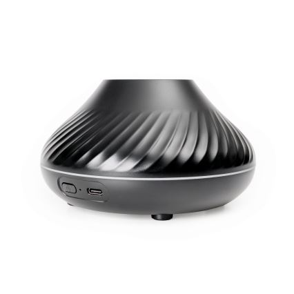 LED RGB Aroomihajuti koos leegi imitatsiooniga LED/6,5W/5V 130ml must