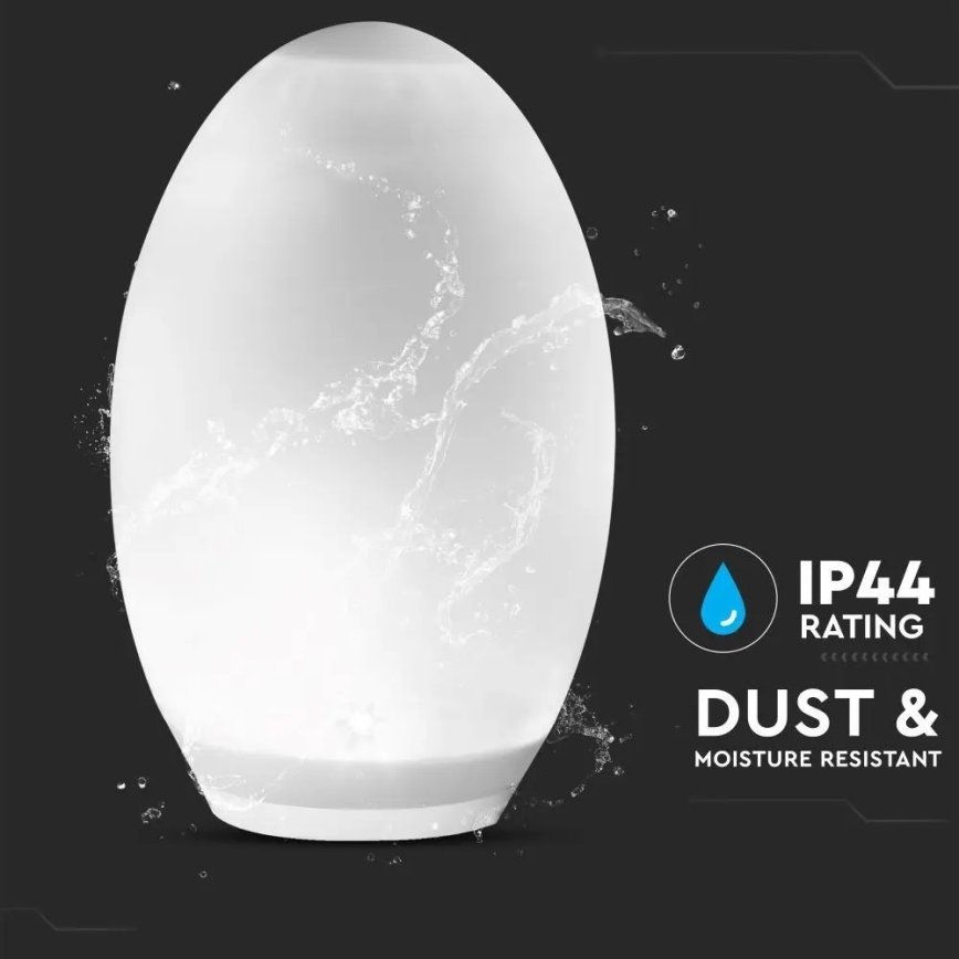 LED RGB Dekoratiivne päikesepaneeliga lamp 0,2W/1xAA IP44 500 mAh