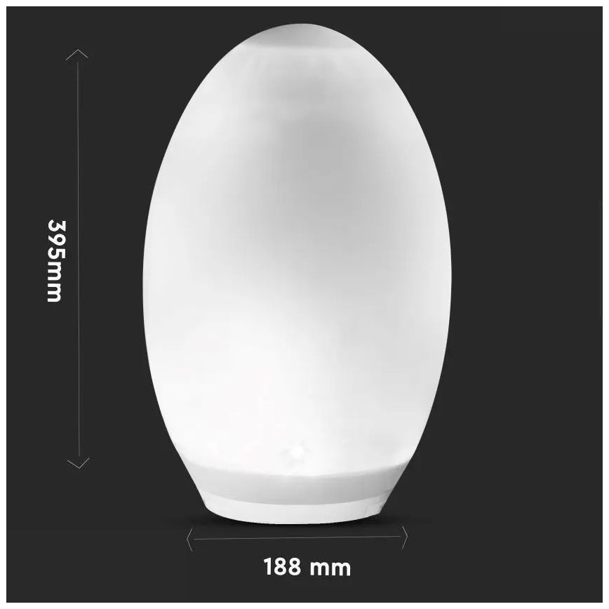 LED RGB Dekoratiivne päikesepaneeliga lamp 0,2W/1xAA IP44 500 mAh