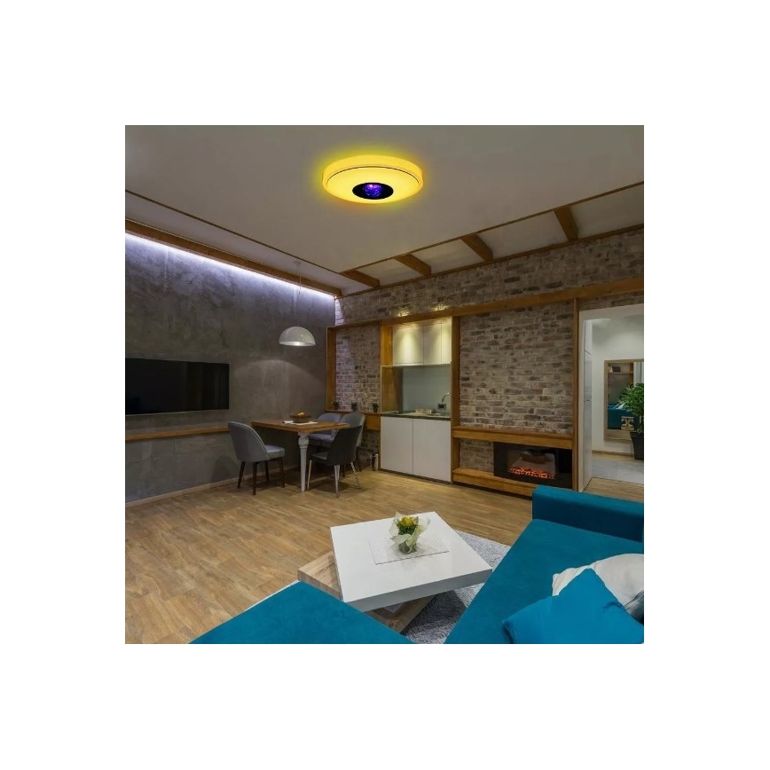 LED RGB Hämardatav laevalgusti MAGIC DISCO LED/18W/230V + pult