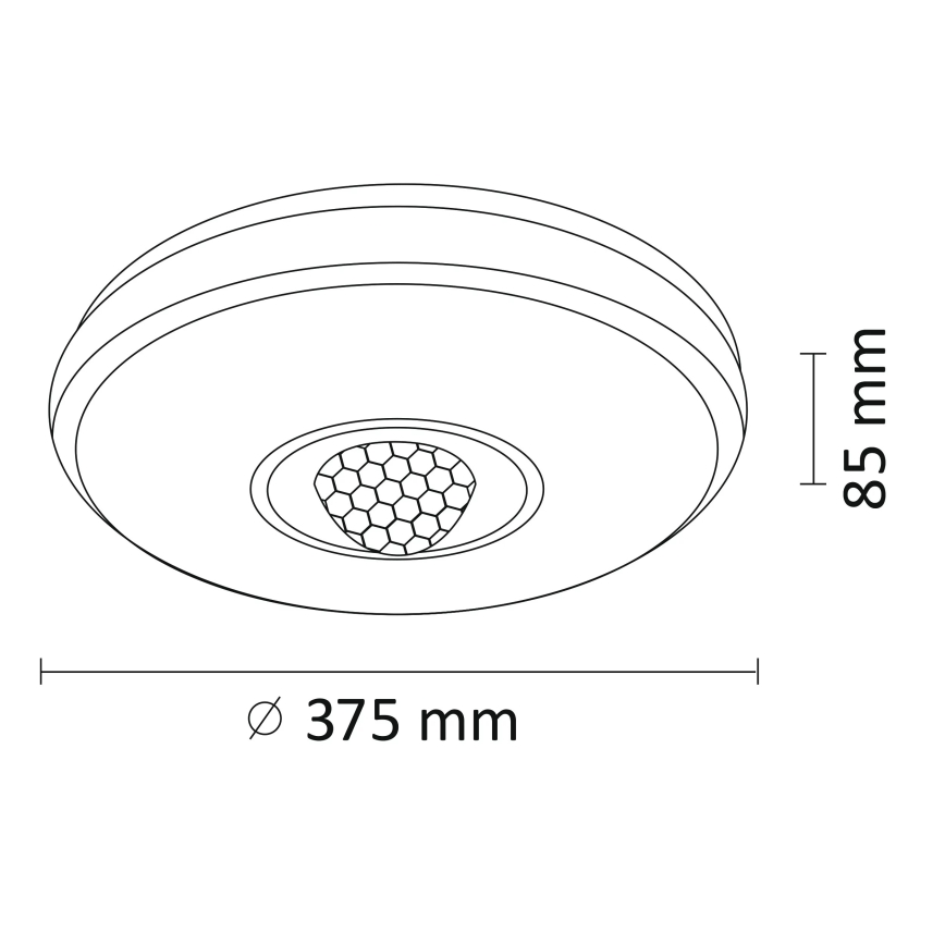 LED RGB Hämardatav laevalgusti MAGIC DISCO LED/18W/230V + pult