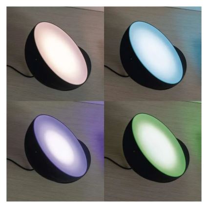 LED RGB Hämardatav laualamp GoSmart LED/7W/230V Wi-Fi must