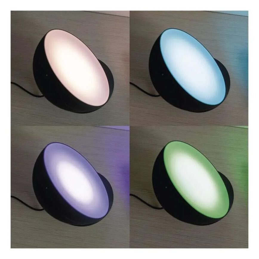 LED RGB Hämardatav laualamp GoSmart LED/7W/230V Wi-Fi must