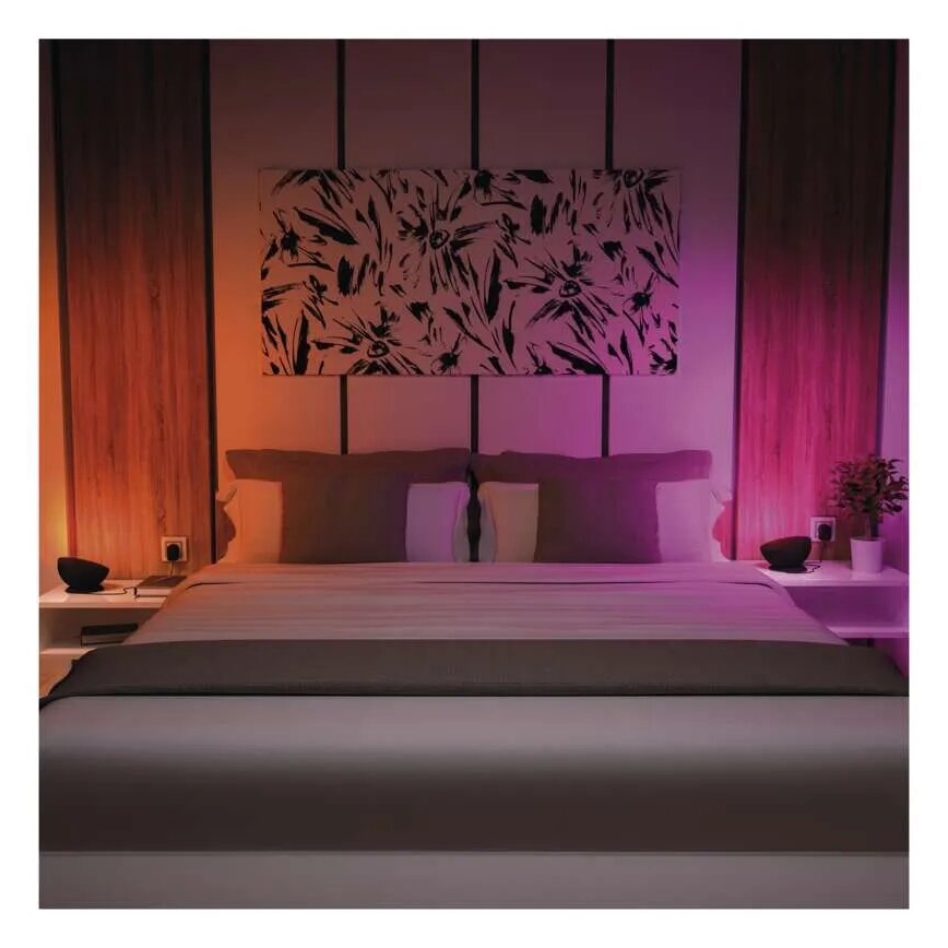 LED RGB Hämardatav laualamp GoSmart LED/7W/230V Wi-Fi must