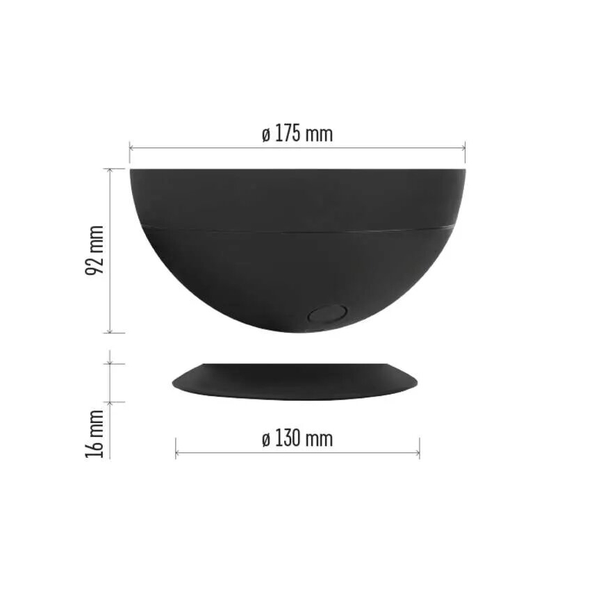 LED RGB Hämardatav laualamp GoSmart LED/7W/230V Wi-Fi must