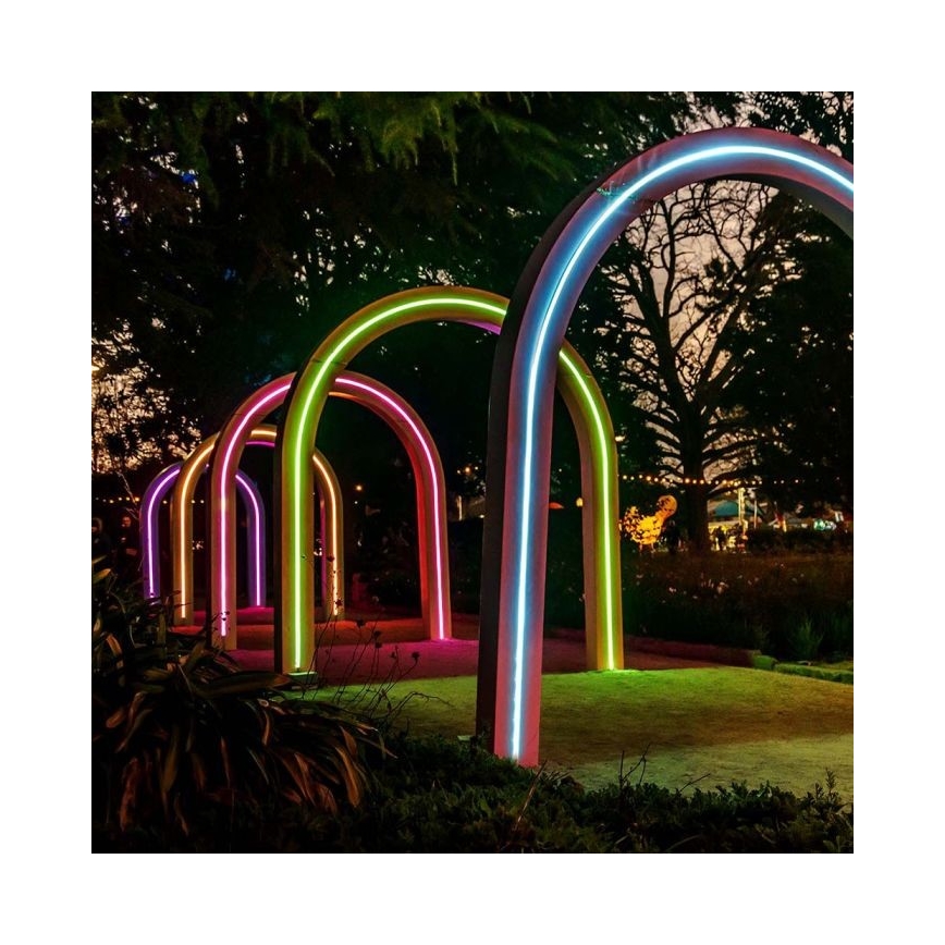 LED RGB Hämardatav päikesepaneeliga riba LED/1,2W/3,7V IP67 5m + kaugjuhtimispult