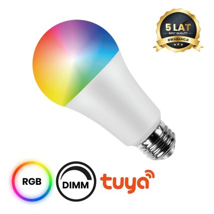 LED RGB Hämardatav pirn A60 E27/8W/230V 2700-6500K Wi-Fi Tuya