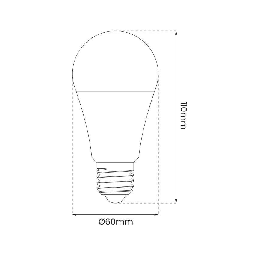 LED RGB Hämardatav pirn A60 E27/8W/230V 2700-6500K Wi-Fi Tuya