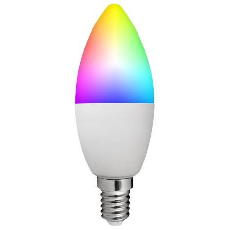 LED RGB Hämardatav pirn C37 E14/4,5W/230V 3000K