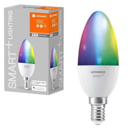 LED RGB Hämardatav pirn SMART+ E14/5W/230V 2700K-6500K Wi-Fi - Ledvance