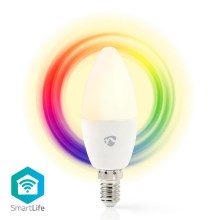 LED RGB Hämardatav pirn Smartlife E14/4,5W/230V Wi-Fi 2700K