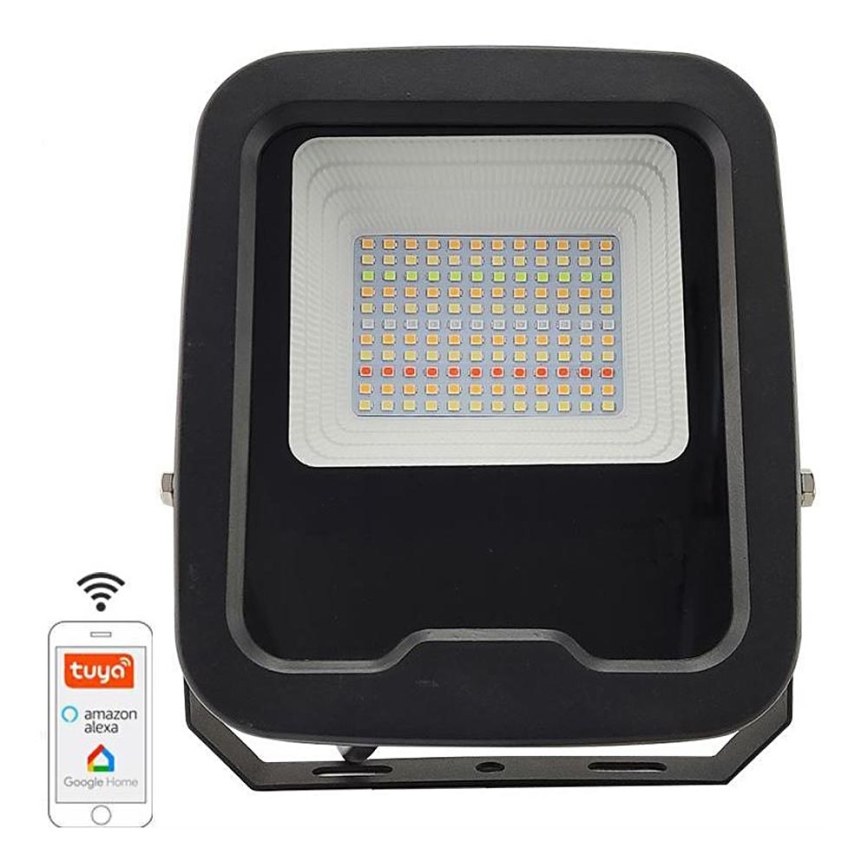 LED RGB Hämardatav prožektor LED/30W/230V 3000K-6500K Wi-Fi Tuya IP65