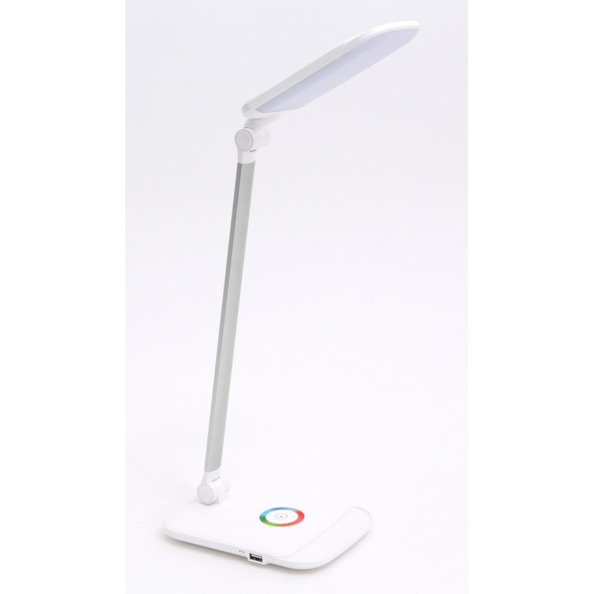 LED RGB Hämardatav puutetundlik laualamp LED/18W/230V + USB