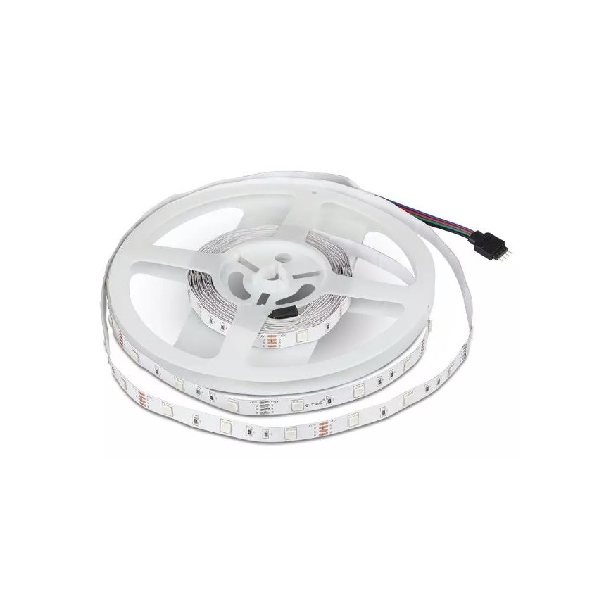 LED RGB Hämardatav riba 2x5m LED/4,8W/230V + Pult