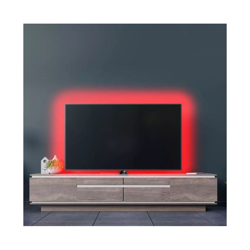 LED RGB Hämardatav riba 2x5m LED/4,8W/230V + Pult