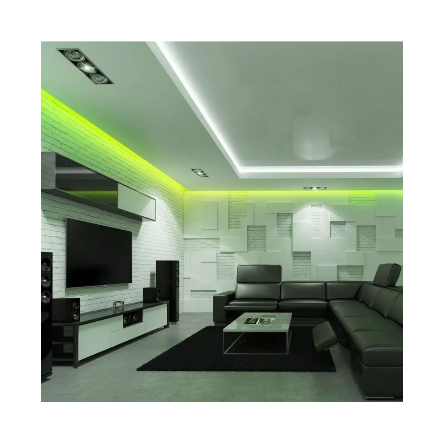 LED RGB Hämardatav riba 2x5m LED/4,8W/230V + Pult