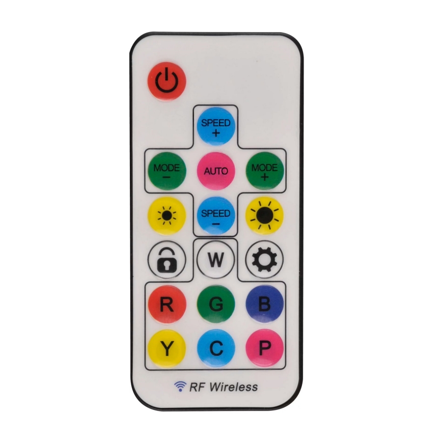 LED RGB Hämardatav riba MAGIC 2 m LED/12W/230V + Pult