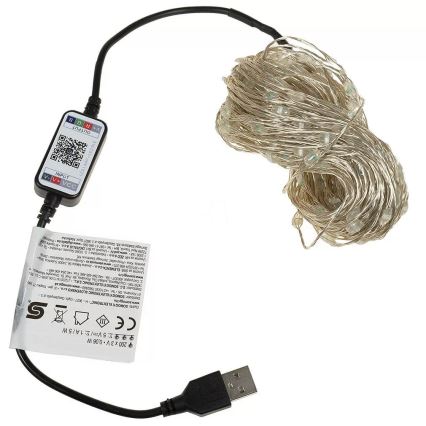 LED RGB hämardatav valguskett, 200 LEDi, 29 funktsiooni, 20,4 m