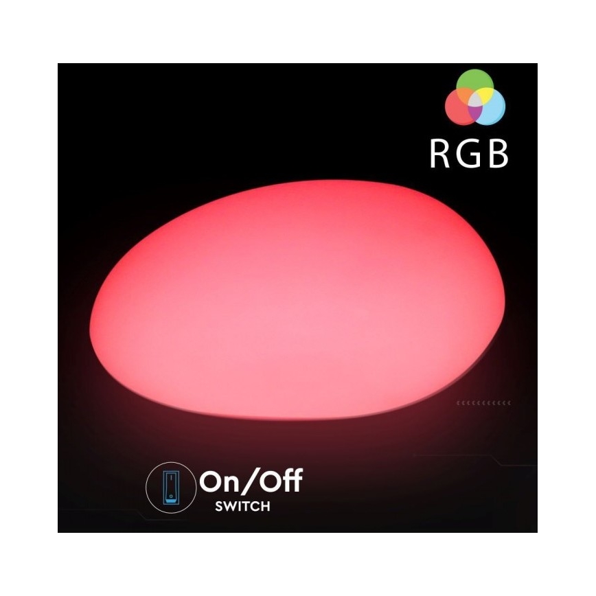LED RGB Hämardatav väli lamp LED/1W/5V 28cm IP67 1000 mAh + kaugjuhtimispult