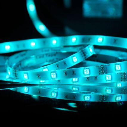 LED RGB Hämardatav väliriba 5m LED/14W/12V IP65 + pult