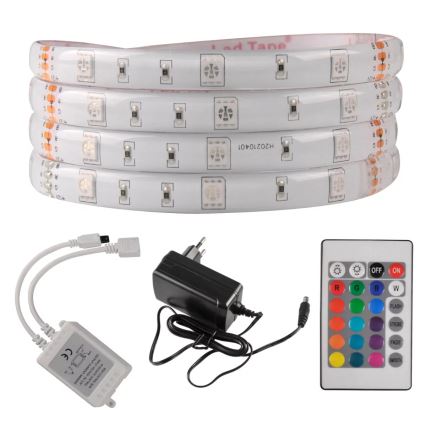 LED RGB Hämardatav väliriba 5m LED/14W/12V IP65 + pult