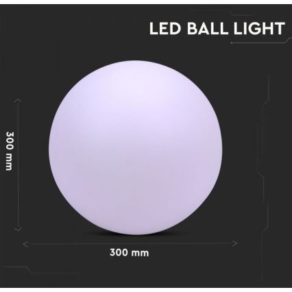 LED RGB Hämardatav välivalgusti LED/1W/230V 30cm IP67