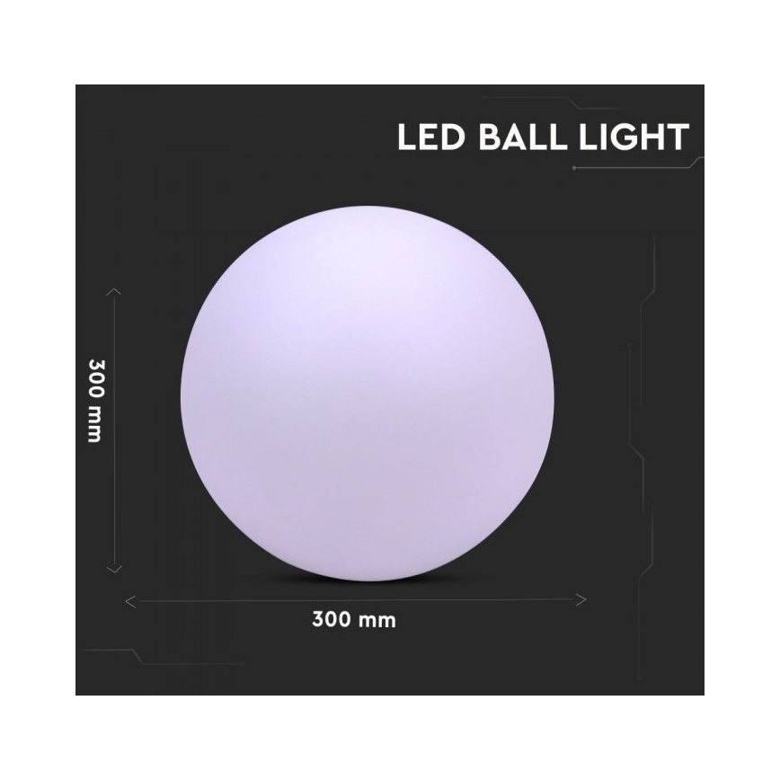 LED RGB Hämardatav välivalgusti LED/1W/230V 30cm IP67