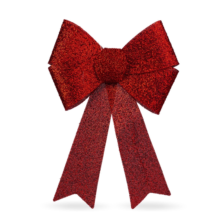 LED RGB jõulukaunistus 11xLED/3xLR44 40x30 cm punane vibu