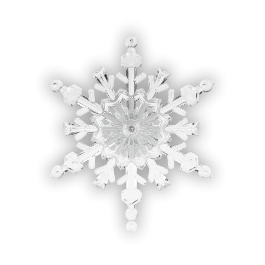 LED RGB jõulukaunistus iminapaga LED/3xLR44 lumehelves