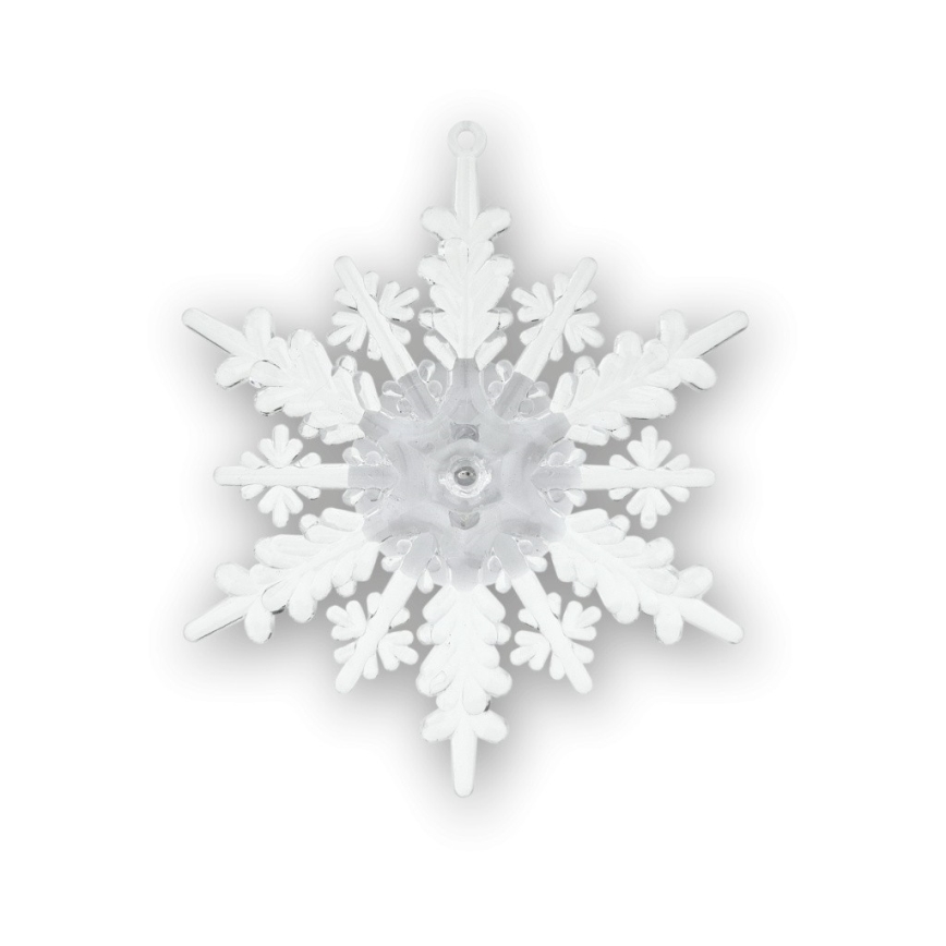 LED RGB jõulukaunistus iminapaga LED/3xLR44 lumehelves