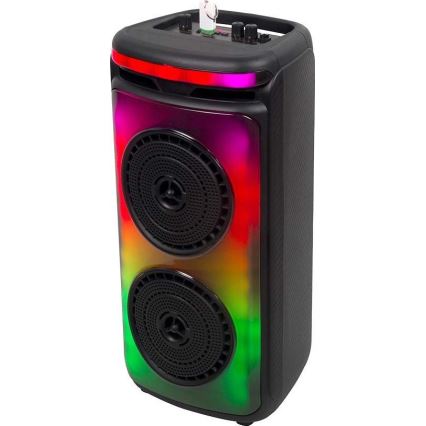 LED RGB Laetav kõlar mikrofoniga 400W/2400 mAh + kaugjuhtimispult