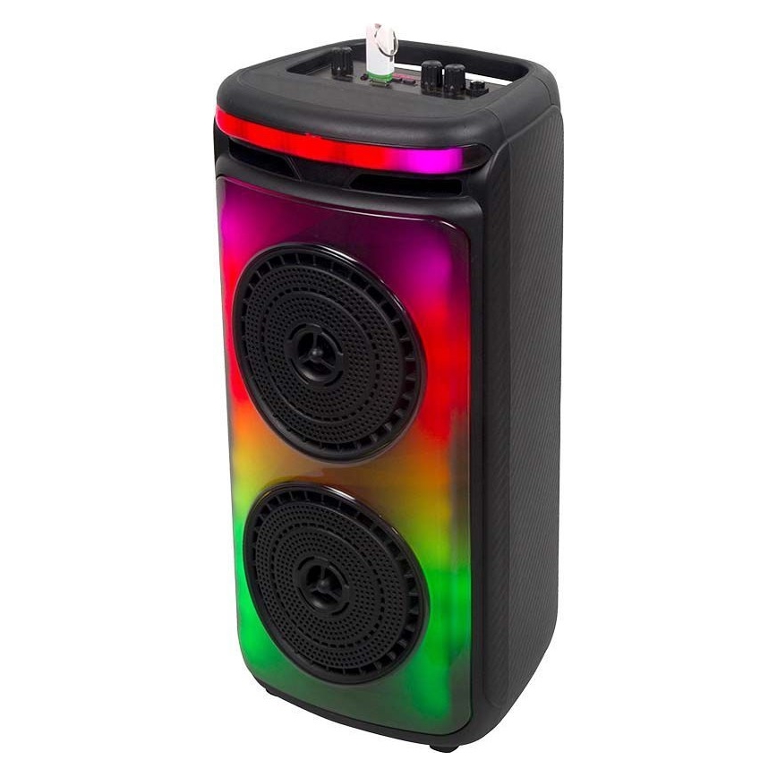 LED RGB Laetav kõlar mikrofoniga 400W/2400 mAh + kaugjuhtimispult