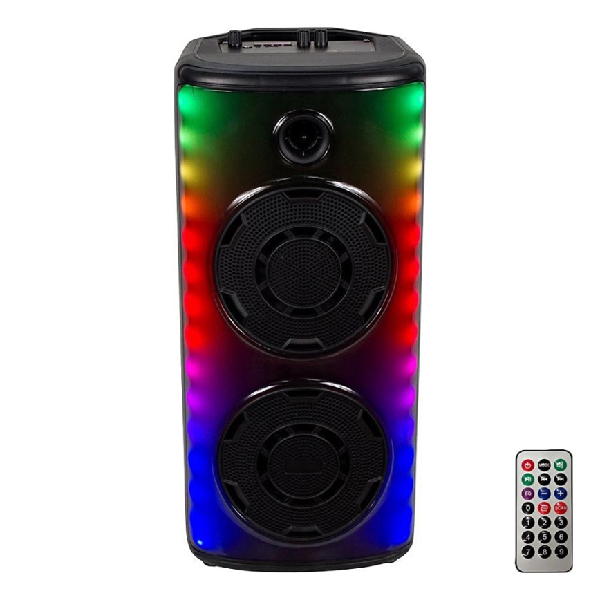 LED RGB Laetav kõlar mikrofoniga 600W/2400 mAh + kaugjuhtimispult