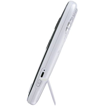 LED RGB laetav taskuventilaator uduefektiga 3,7 V 1200 mAh