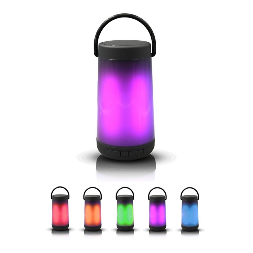 LED RGB Laualamp Bluetooth kõlariga 5W/3,7V 2000 mAh