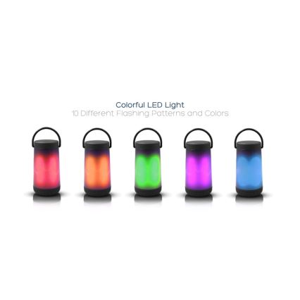 LED RGB Laualamp Bluetooth kõlariga 5W/3,7V 2000 mAh